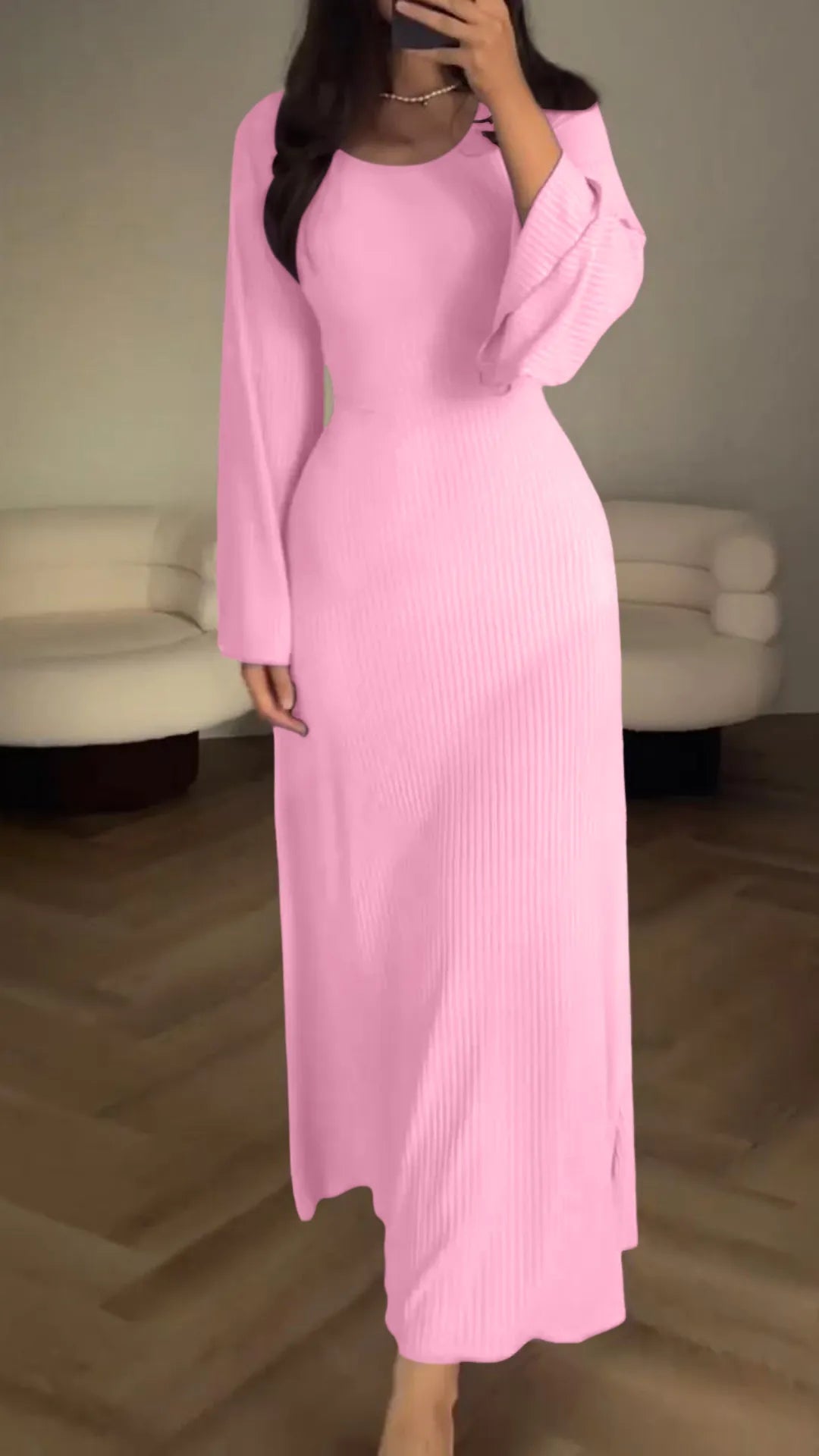 Carina™ | Gelaagde Midi-jurk