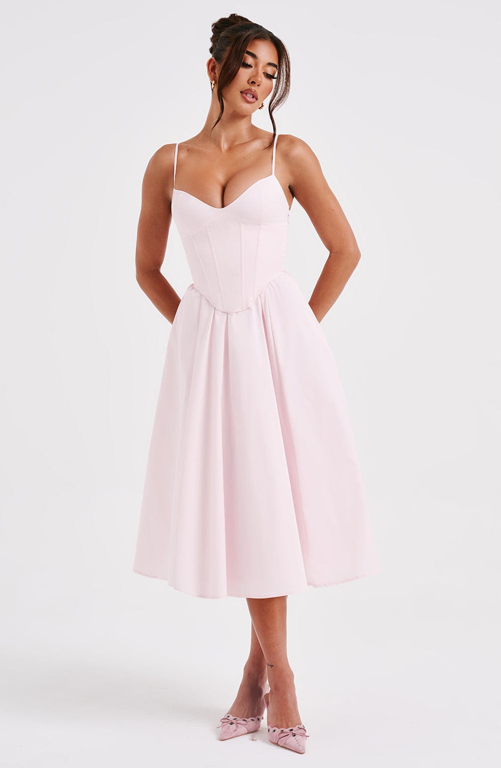 Grace™ | Corset Midi Jurk