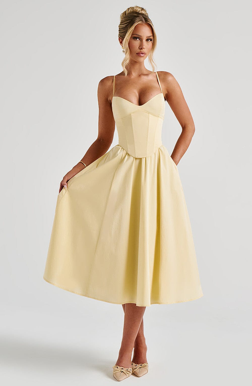 Grace™ | Corset Midi Jurk