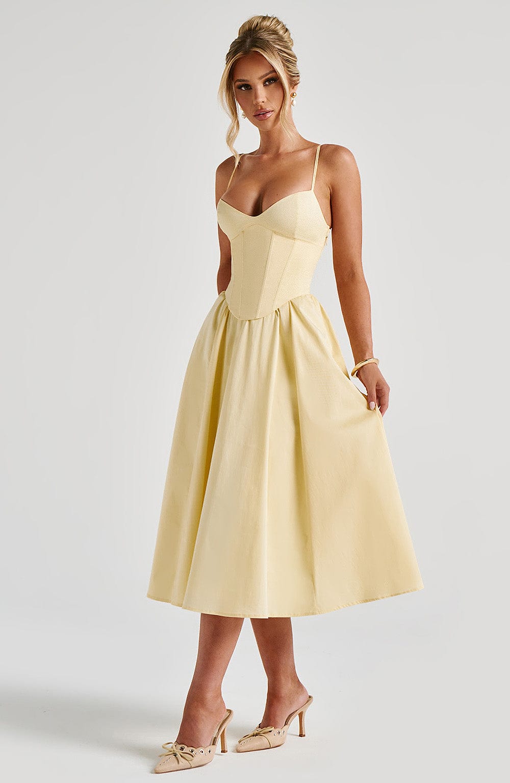 Grace™ | Corset Midi Jurk