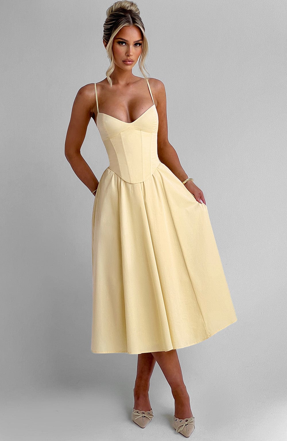 Grace™ | Corset Midi Jurk