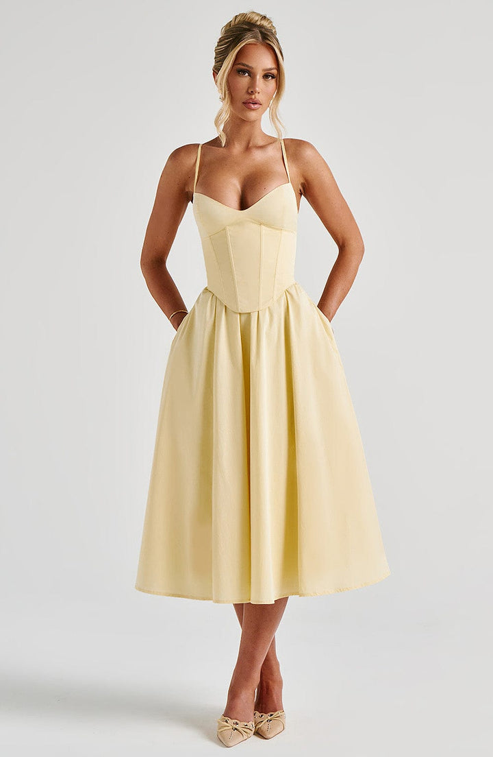 Grace™ | Corset Midi Jurk