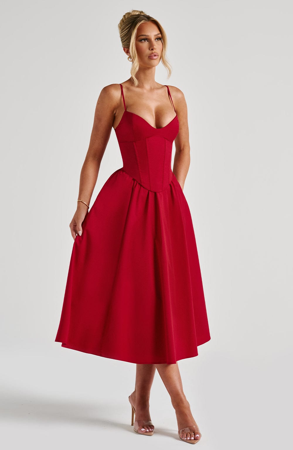 Grace™ | Corset Midi Jurk