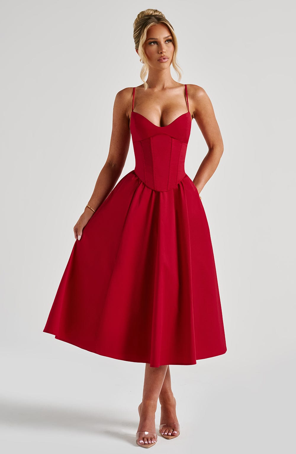 Grace™ | Corset Midi Jurk