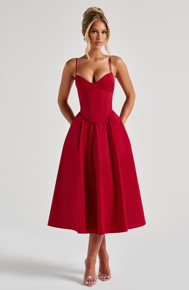 Grace™ | Corset Midi Jurk