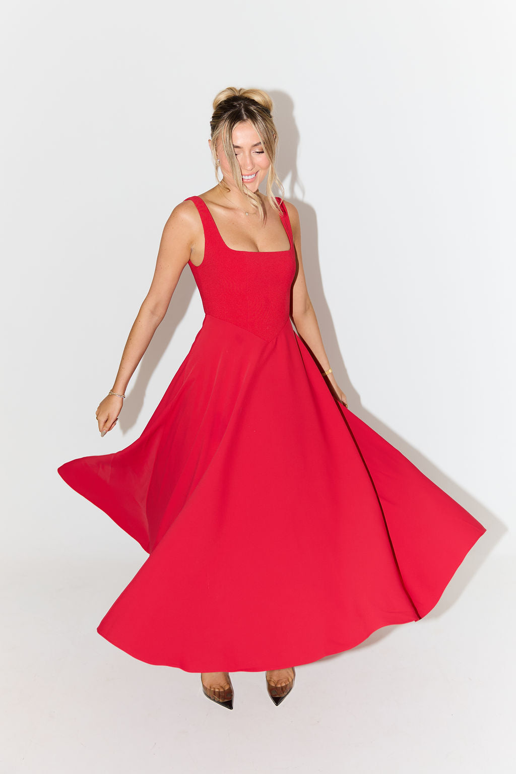 Amelia™ | Tijdloze Vloeiende Midi Jurk