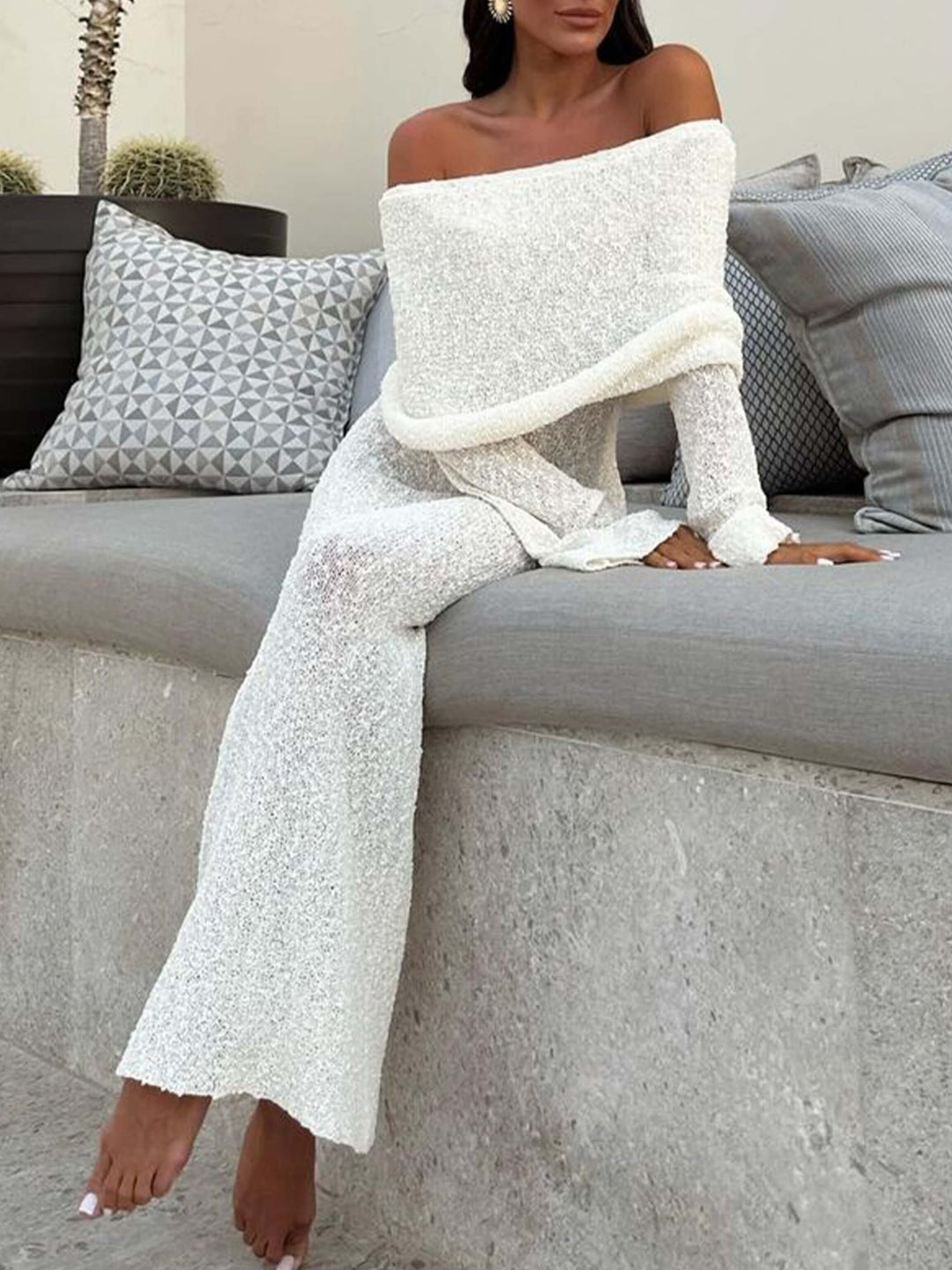 Kenvira™ | Off Shoulder Jurk
